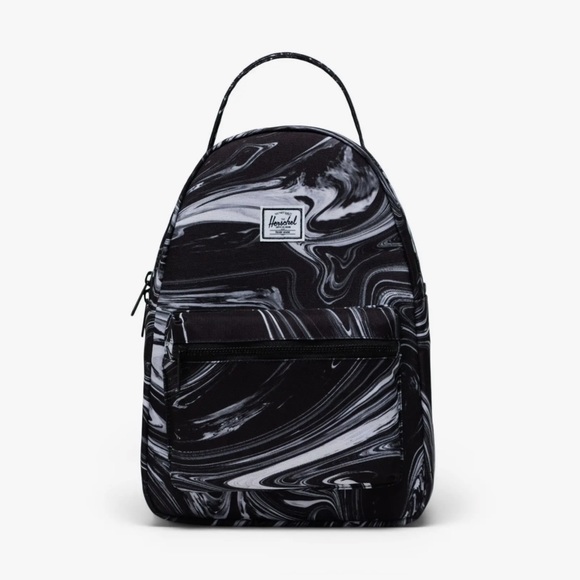 Herschel Nova Small Backpack | Paint Pour Black | School Bag - Picture 1 of 10